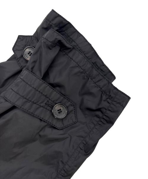 LOUIS VUITTON（ルイ ヴィトン）LOUIS VUITTON (ルイ ヴィトン) LVポイントロゴナイロンフーディーコート ブラック サイズ:44の古着・服飾アイテム