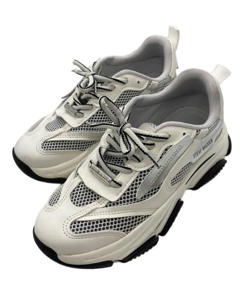 STEVE MADDEN（スティーブマデン）STEVE MADDEN (スティーブマデン) ボリュームソールスニーカー ホワイト サイズ:8の古着・服飾アイテム