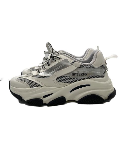STEVE MADDEN（スティーブマデン）STEVE MADDEN (スティーブマデン) ボリュームソールスニーカー ホワイト サイズ:8の古着・服飾アイテム