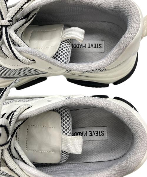 STEVE MADDEN（スティーブマデン）STEVE MADDEN (スティーブマデン) ボリュームソールスニーカー ホワイト サイズ:8の古着・服飾アイテム