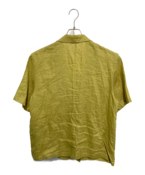 JOURNAL STANDARD（ジャーナルスタンダード）JOURNAL STANDARD (ジャーナルスタンダード) リネンライトシャツジャケット 黄緑 サイズ:Fの古着・服飾アイテム
