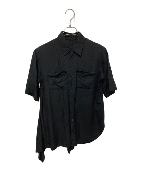 Y's（ワイズ）Y's (ワイズ) 半袖シャツ ブラック サイズ:Ｓの古着・服飾アイテム