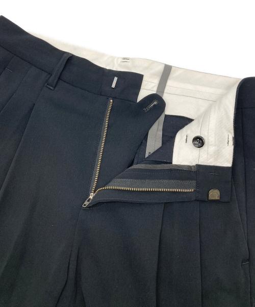 KAZUYUKI KUMAGAI ATTACHMENT（カズユキクマガイ アタッチメント）KAZUYUKI KUMAGAI ATTACHMENT (カズユキクマガイ アタッチメント) タックパンツ ブラック サイズ:1の古着・服飾アイテム