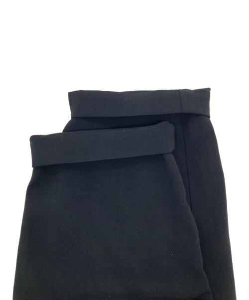 KAZUYUKI KUMAGAI ATTACHMENT（カズユキクマガイ アタッチメント）KAZUYUKI KUMAGAI ATTACHMENT (カズユキクマガイ アタッチメント) タックパンツ ブラック サイズ:1の古着・服飾アイテム