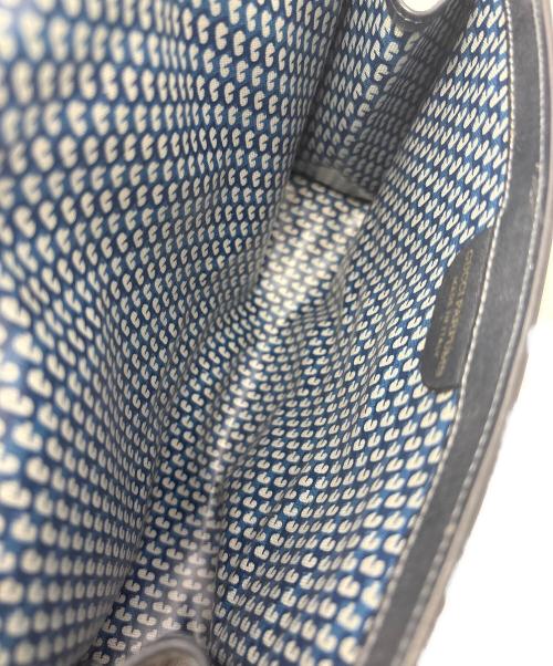 GUCCI（グッチ）GUCCI (グッチ) セカンドバッグ ネイビーの古着・服飾アイテム