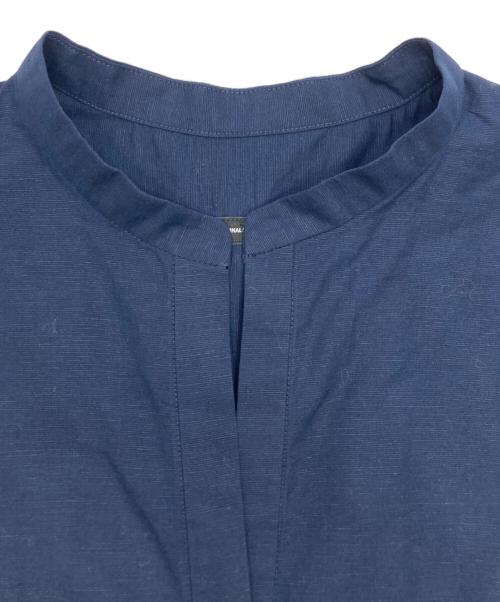 JOURNAL STANDARD（ジャーナルスタンダード）JOURNAL STANDARD (ジャーナルスタンダード) ハードマンズリネンコットンフレンチスリーブスキッパーシャツ ネイビー サイズ:FREEの古着・服飾アイテム