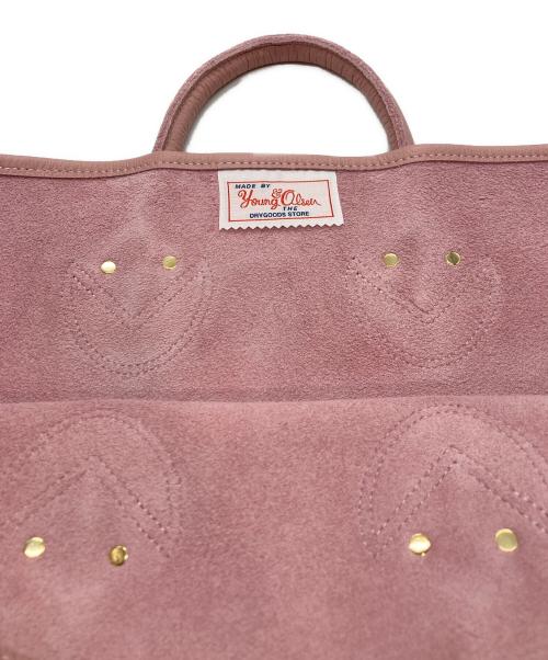 YOUNG & OLSEN The DRYGOODS STORE（ヤングアンドオルセン ザ ドライグッズストア）YOUNG & OLSEN The DRYGOODS STORE (ヤングアンドオルセン ザ ドライグッズストア) トートバッグ ピンクの古着・服飾アイテム