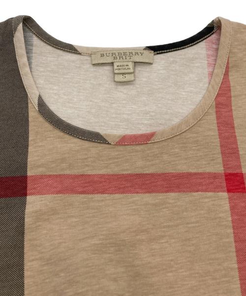 BURBERRY BRIT（バーバリーブリット）BURBERRY BRIT (バーバリーブリット) Tシャツ ベージュ サイズ:Ｓの古着・服飾アイテム