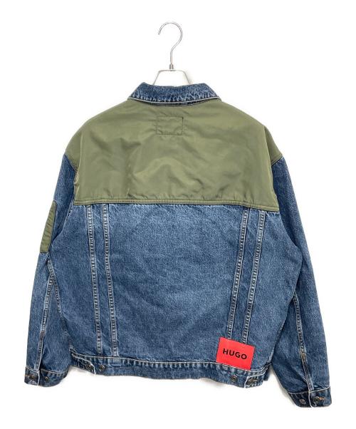 HUGO BOSS（ヒューゴ ボス）HUGO BOSS (ヒューゴ ボス) ハイブリッドデニムジャケット インディゴ サイズ:XLの古着・服飾アイテム