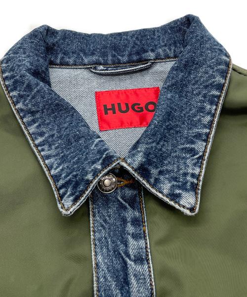 HUGO BOSS（ヒューゴ ボス）HUGO BOSS (ヒューゴ ボス) ハイブリッドデニムジャケット インディゴ サイズ:XLの古着・服飾アイテム