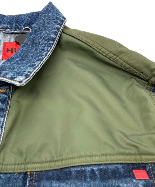 HUGO BOSS（ヒューゴ ボス）HUGO BOSS (ヒューゴ ボス) ハイブリッドデニムジャケット インディゴ サイズ:XLの古着・服飾アイテム