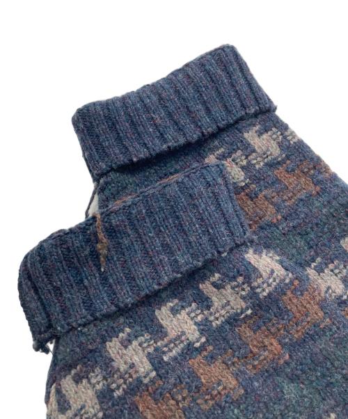 orvis（オービス）ORVIS (オービス) ヴィンテージ総柄ニット ネイビー サイズ:XLの古着・服飾アイテム
