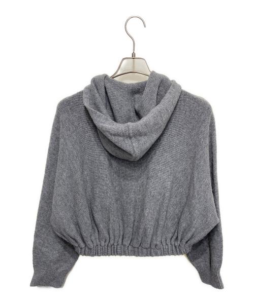 theory（セオリー）theory (セオリー) ウールカシミヤ クロップドパーカー グレー サイズ:Ｓの古着・服飾アイテム
