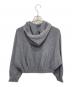 theory (セオリー) ウールカシミヤ クロップドパーカー グレー サイズ:Ｓ：5000円