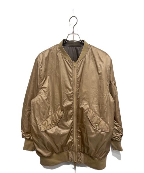 BABYLONE（バビロン）BABYLONE (バビロン) リバーシブルミドルMA-1 ベージュ サイズ:FREEの古着・服飾アイテム