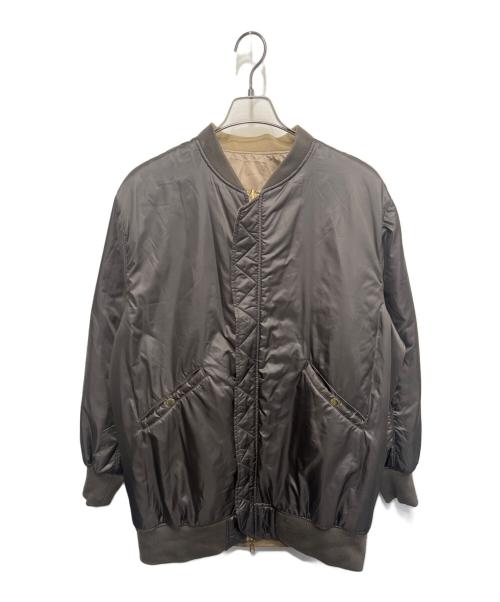 BABYLONE（バビロン）BABYLONE (バビロン) リバーシブルミドルMA-1 ベージュ サイズ:FREEの古着・服飾アイテム