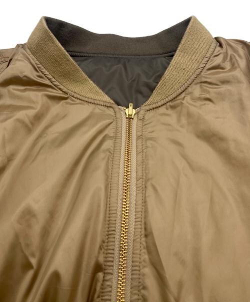 BABYLONE（バビロン）BABYLONE (バビロン) リバーシブルミドルMA-1 ベージュ サイズ:FREEの古着・服飾アイテム
