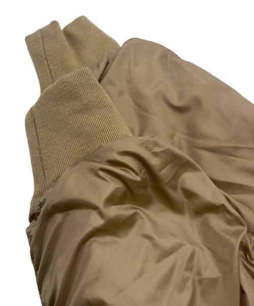 BABYLONE（バビロン）BABYLONE (バビロン) リバーシブルミドルMA-1 ベージュ サイズ:FREEの古着・服飾アイテム
