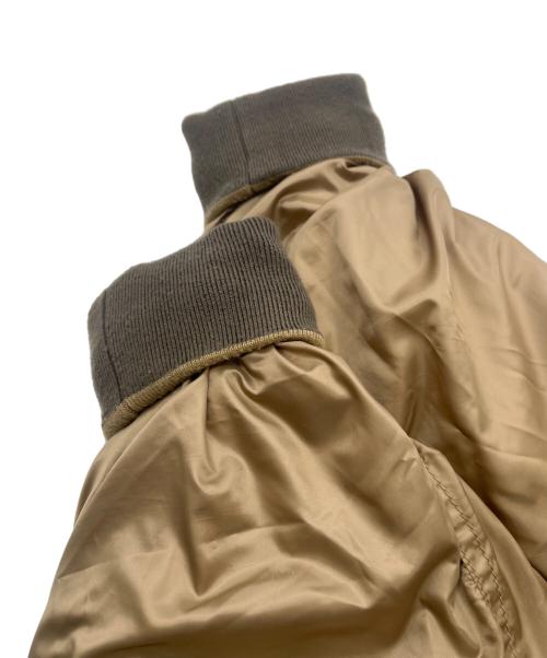 BABYLONE（バビロン）BABYLONE (バビロン) リバーシブルミドルMA-1 ベージュ サイズ:FREEの古着・服飾アイテム