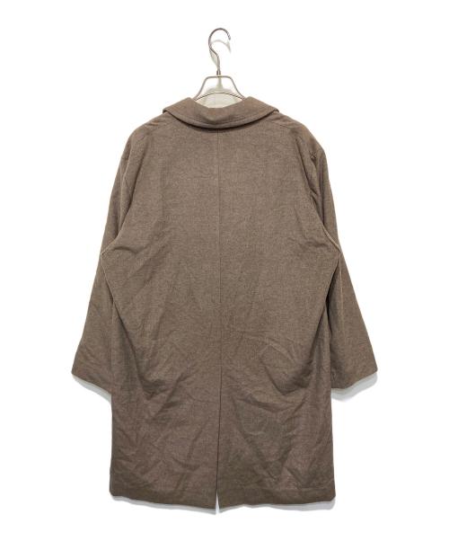 ATON（エイトン）ATON (エイトン) カシミヤフリースダブルコート /  CASHMERE FLEECE  ブラウン サイズ:4の古着・服飾アイテム