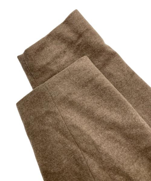ATON（エイトン）ATON (エイトン) カシミヤフリースダブルコート /  CASHMERE FLEECE  ブラウン サイズ:4の古着・服飾アイテム