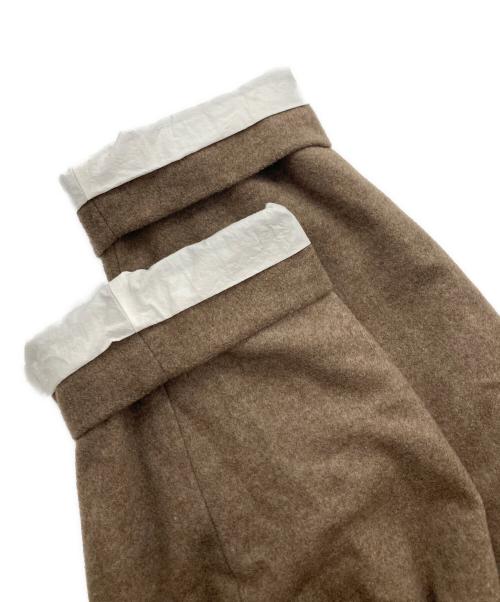 ATON（エイトン）ATON (エイトン) カシミヤフリースダブルコート /  CASHMERE FLEECE  ブラウン サイズ:4の古着・服飾アイテム