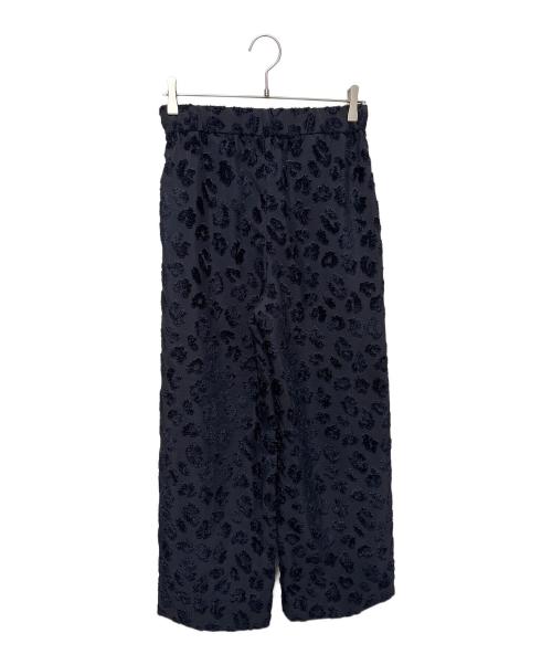 MACPHEE（マカフィー）MACPHEE (マカフィー) カットジャカード イージーストレートパンツ ネイビー サイズ:34の古着・服飾アイテム