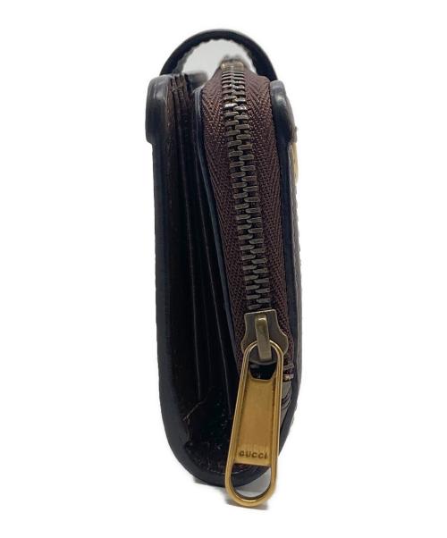 GUCCI（グッチ）GUCCI (グッチ) オフィディアカードケースウォレット / コンパクトウォレット ブラウンの古着・服飾アイテム