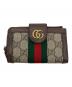 GUCCI（グッチ）の古着「オフィディアカードケースウォレット / コンパクトウォレット」｜ブラウン