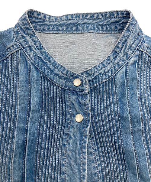 SHIPS（シップス）SHIPS (シップス) ランダム ピンタック デニム ワンピース インディゴ サイズ:38の古着・服飾アイテム