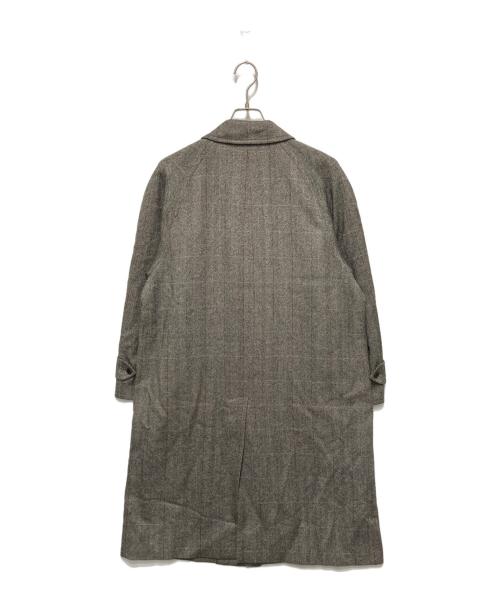 Burberry's（バーバリー）Burberry's (バーバリーズ) ウールカシミヤヘリンボーンコート グレー サイズ:Lの古着・服飾アイテム