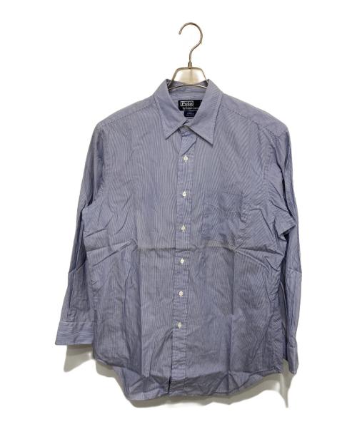 POLO RALPH LAUREN（ポロ・ラルフローレン）POLO RALPH LAUREN (ポロ・ラルフローレン) ストライプシャツ ブルー サイズ:40-84の古着・服飾アイテム