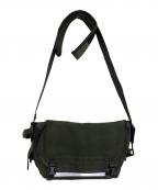 MARGARET HOWELL×PORTERマーガレットハウエル×ポーター）の古着「メッセンジャーバッグ」｜オリーブ