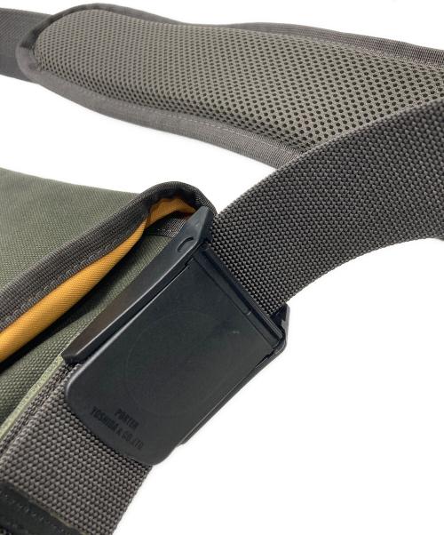 MARGARET HOWELL（マーガレットハウエル）MARGARET HOWELL (マーガレットハウエル) PORTER (ポーター) メッセンジャーバッグ オリーブの古着・服飾アイテム