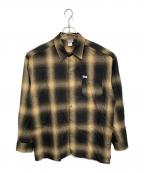 CalTopキャルトップ）の古着「オンブレチェックシャツ」｜ベージュ
