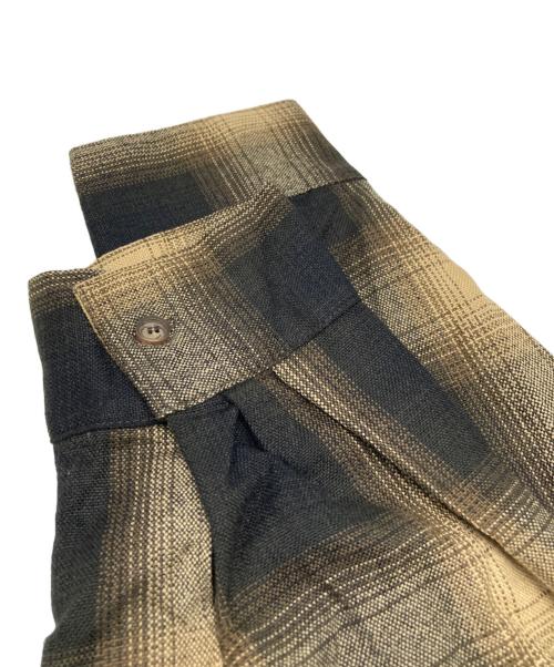 CalTop（キャルトップ）CalTop (キャルトップ) オンブレチェックシャツ ベージュ サイズ:2XLの古着・服飾アイテム