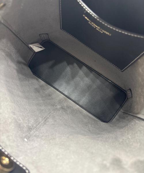 JILL BY JILLSTUART（ジル バイ ジルスチュアート）JILL BY JILLSTUART (ジル バイ ジルスチュアート) ベルトトートバッグ ブラックの古着・服飾アイテム