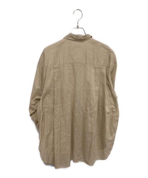 Spick and Span（スピック＆スパン）Spick and Span (スピックアンドスパン) コットンリネンルーズシャツ ベージュ サイズ:FREEの古着・服飾アイテム