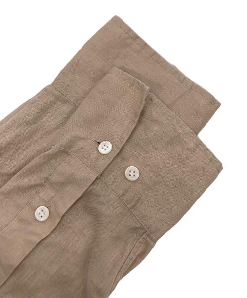 Spick and Span（スピック＆スパン）Spick and Span (スピックアンドスパン) コットンリネンルーズシャツ ベージュ サイズ:FREEの古着・服飾アイテム