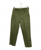 MILITARYミリタリー）の古着「レプリカベイカーパンツ」｜グリーン