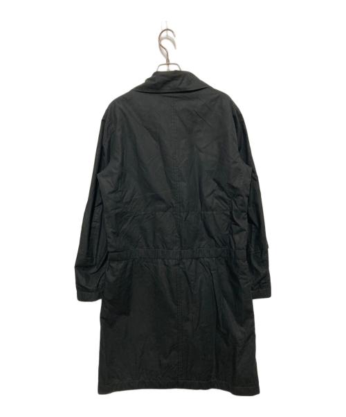 FRANK LEDER（フランクリーダー）FRANK LEDER (フランクリーダー) ウォッシュドコットン ステンカラーコート ブラック サイズ:Ｓの古着・服飾アイテム