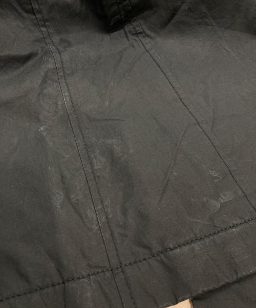 FRANK LEDER（フランクリーダー）FRANK LEDER (フランクリーダー) ウォッシュドコットン ステンカラーコート ブラック サイズ:Ｓの古着・服飾アイテム