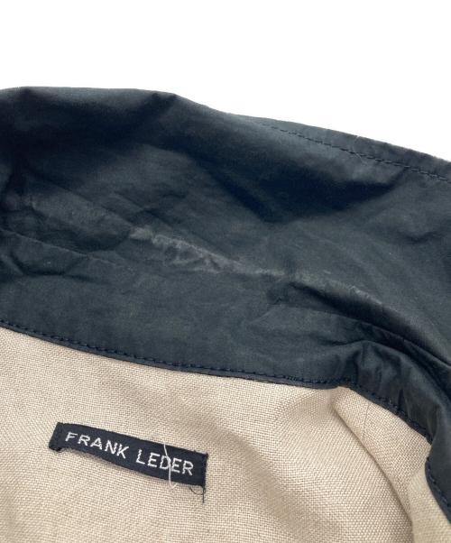 FRANK LEDER（フランクリーダー）FRANK LEDER (フランクリーダー) ウォッシュドコットン ステンカラーコート ブラック サイズ:Ｓの古着・服飾アイテム