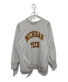 Champion REVERSE WEAVE（チャンピオン リバース ウィーブ）の古着「カレッジプリント リバースウィーブスウェット」｜グレー