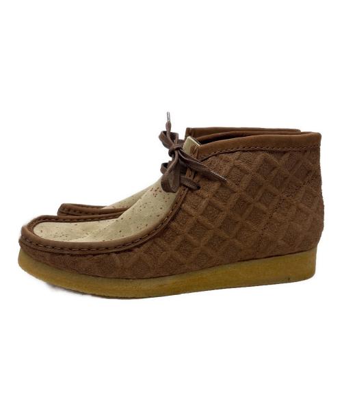 CLARKS（クラークス）CLARKS (クラークス) SWEET CHICK (スウィートチック) WALLABEE　BOOT　ワラビーブーツ ブラウン サイズ:27㎝　UK 8 1/2　FIT Gの古着・服飾アイテム