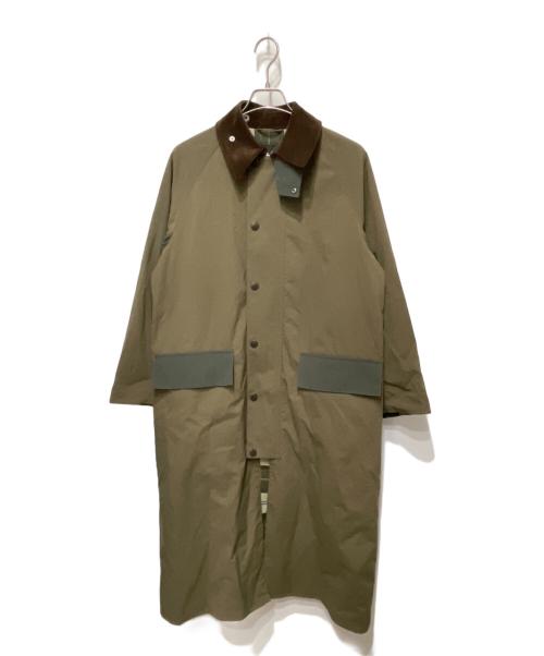Barbour（バブアー）Barbour (バブアー) JOURNAL STANDARD (ジャーナルスタンダード) 別注 MULTI COLOR OS BURGHLEY コート カーキ サイズ:34の古着・服飾アイテム