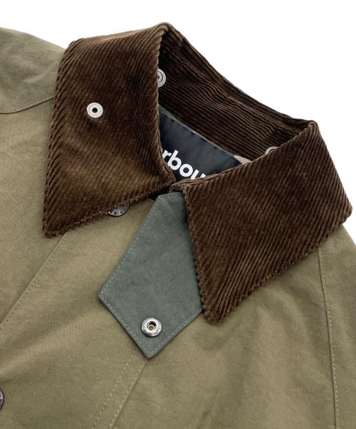 Barbour（バブアー）Barbour (バブアー) JOURNAL STANDARD (ジャーナルスタンダード) 別注 MULTI COLOR OS BURGHLEY コート カーキ サイズ:34の古着・服飾アイテム