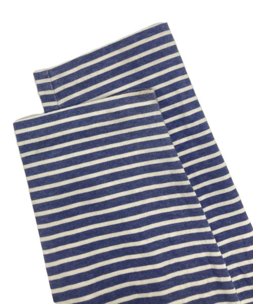 STONE ISLAND（ストーンアイランド）STONE ISLAND (ストーンアイランド) ボーダーTシャツ ブルー×ホワイト サイズ:Lの古着・服飾アイテム