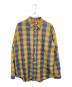 THE NORTHFACE PURPLELABEL（ザ・ノースフェイス パープルレーベル）の古着「Plaid Dobby Field Shirt」｜イエロー×ブルー