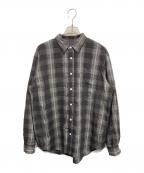 THE NORTHFACE PURPLELABELザ・ノースフェイス パープルレーベル）の古着「Plaid Dobby Field Shirt」｜グレー